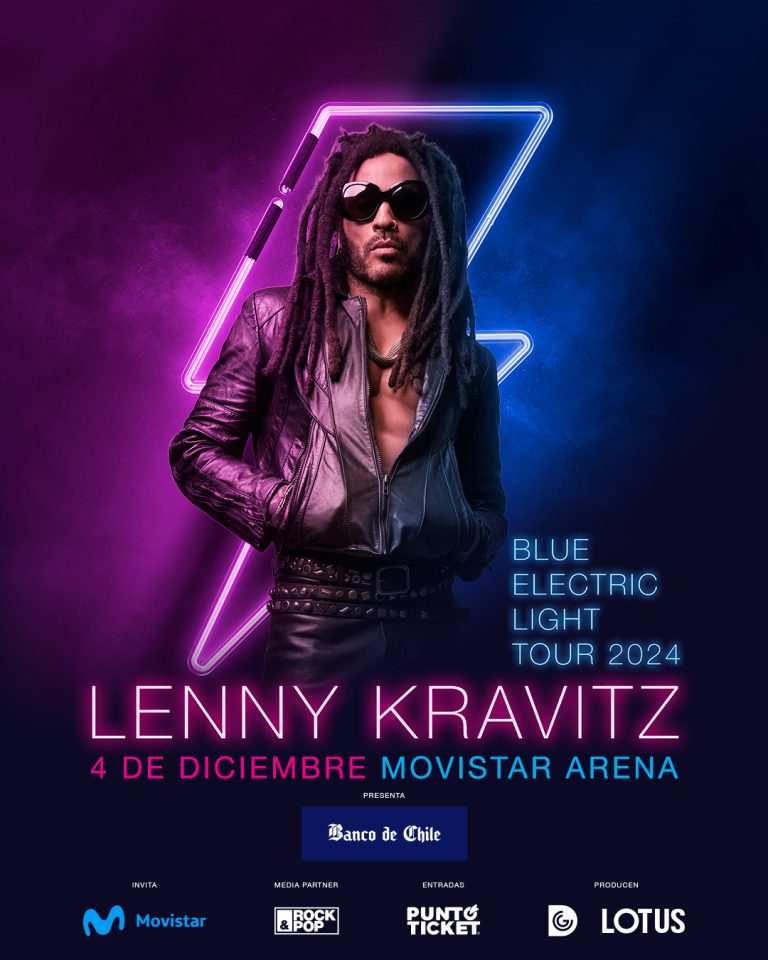 Lenny Kravitz añade fecha en Chile a su gira mundial Blue Electric